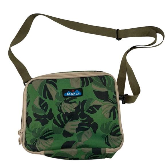 KAVU "Monstera Garden" women's insulated lunch box. - Picture 1 of 8